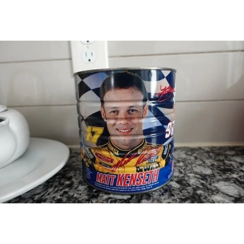 Jeff Burton #99 Racing NASCAR Collectible Can Storage Decor‎